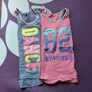 Set of 2 Girls 7/8 Tank Tops